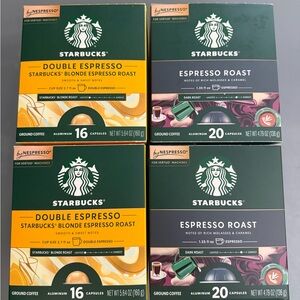 Starbucks Coffee and Espresso Capsules for Nespresso Vertuo 72ct Variety Pack